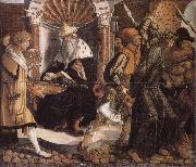 Hans Holbein Pilate wash their hands too Spain oil painting reproduction